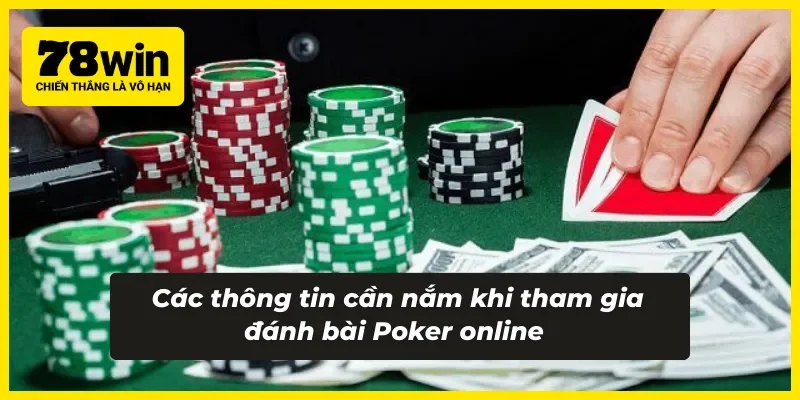 Chi tiết luật chơi game bài Poker online tại nhà cái